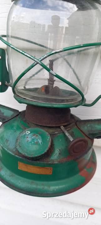Lampa naftowa olejowa zielona Małkinia Górna