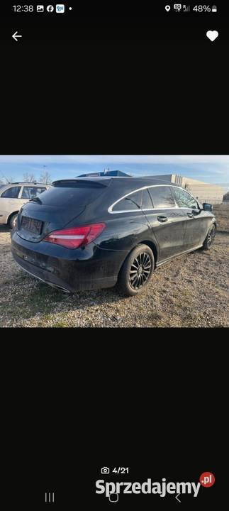 Mercedes CLA 22cdi Automat 2017r Lift Dobrzyca