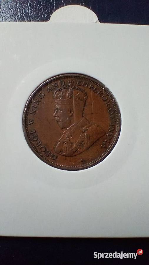 Stare monety 1 cent 1912 Cejlon podkarpackie Lesko