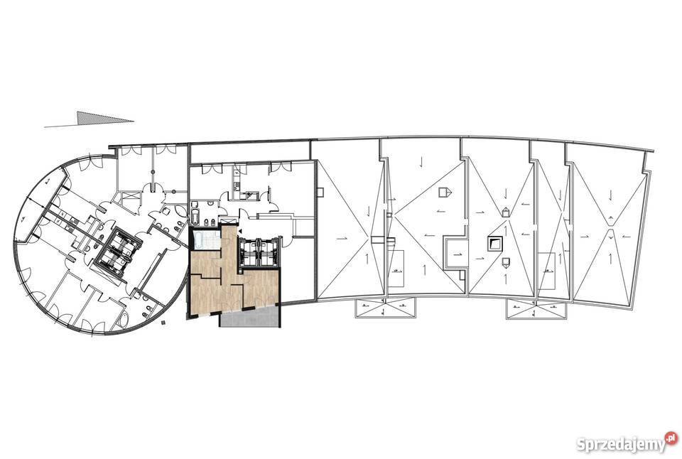 2 pok kuchnia na 12 piętrze w Salwator Tower sprzedam