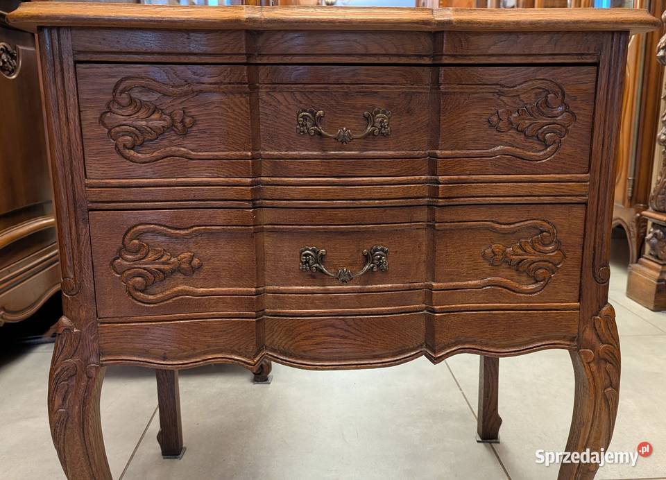 Dębowa komoda ludwikowskasklep Dąbrowa Górnicza