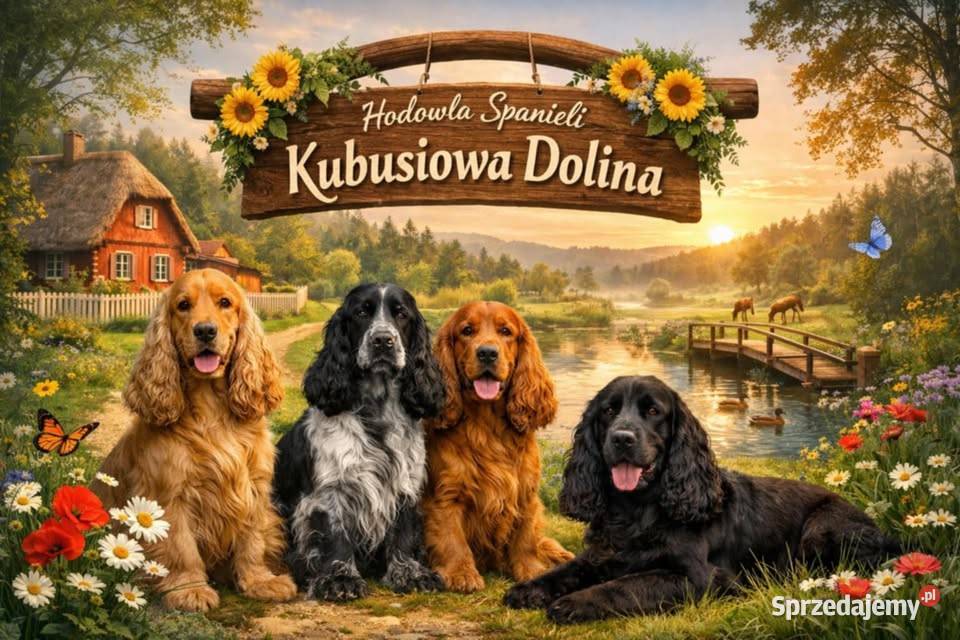 Cocker Spaniel Angielski złoty rudy piesek mazowieckie sprzedam