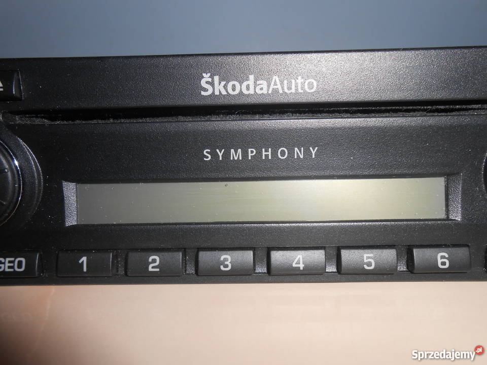 Oryginalne radio Skoda Auto S Y M P H O N Y Łapy