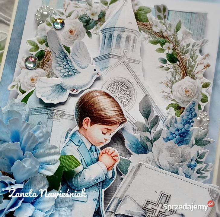 Pamiątka Pierwsza komunia Święta chłopca Mszana Dolna