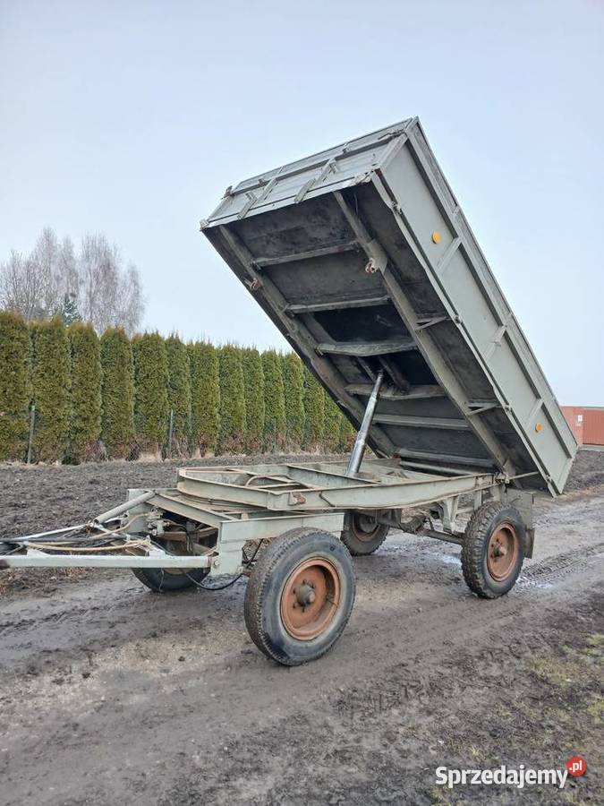 Przyczepa wywrotka d47 nieuszkodzony Rzgów