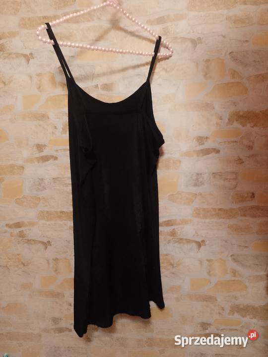 40L Czarna Halka pod sukienkę z Londynu Rozmiar L Kraków