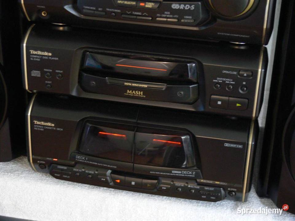 Wieża Technics SAEH50 pilot kolumny WYSYŁKA Wieże i miniwieże