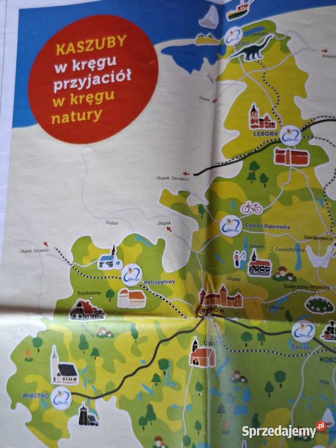 Kaszubski pierścień mapa turystyczna 1250 000 Kraków