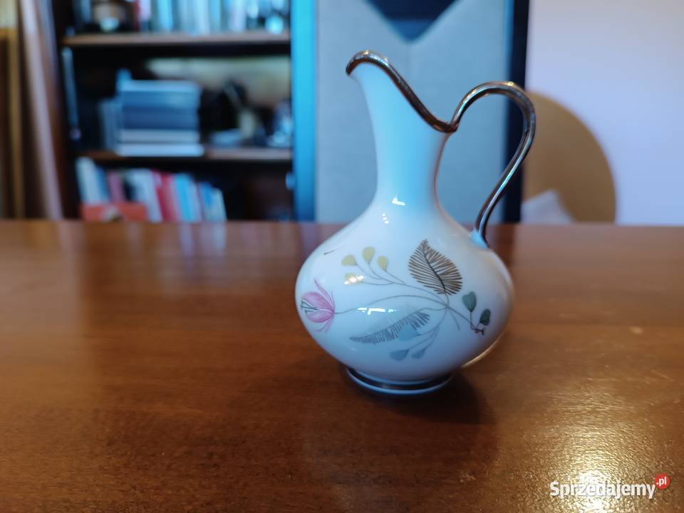 Zestaw ozdóbek ceramicznych wazoniki i koszyki Szczyrk