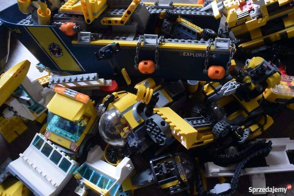 LEGO Statek Głębinowy 60095 Auto Helikopter Łódź sprzedam