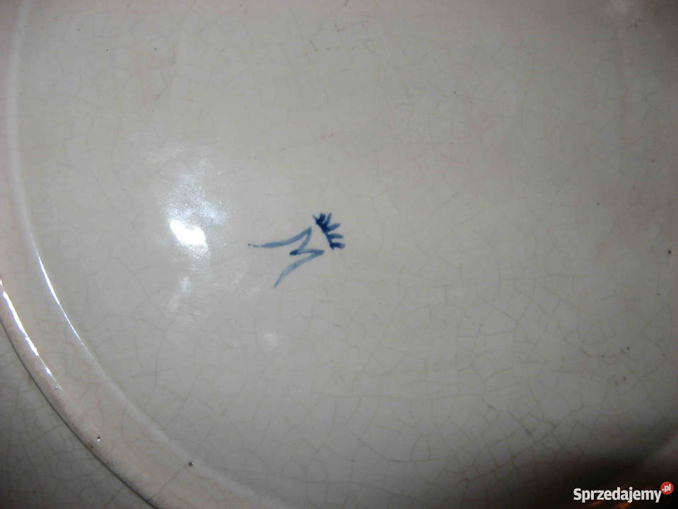 Talerz Malolika XIX wiek Antyk wielkopolskie sprzedam