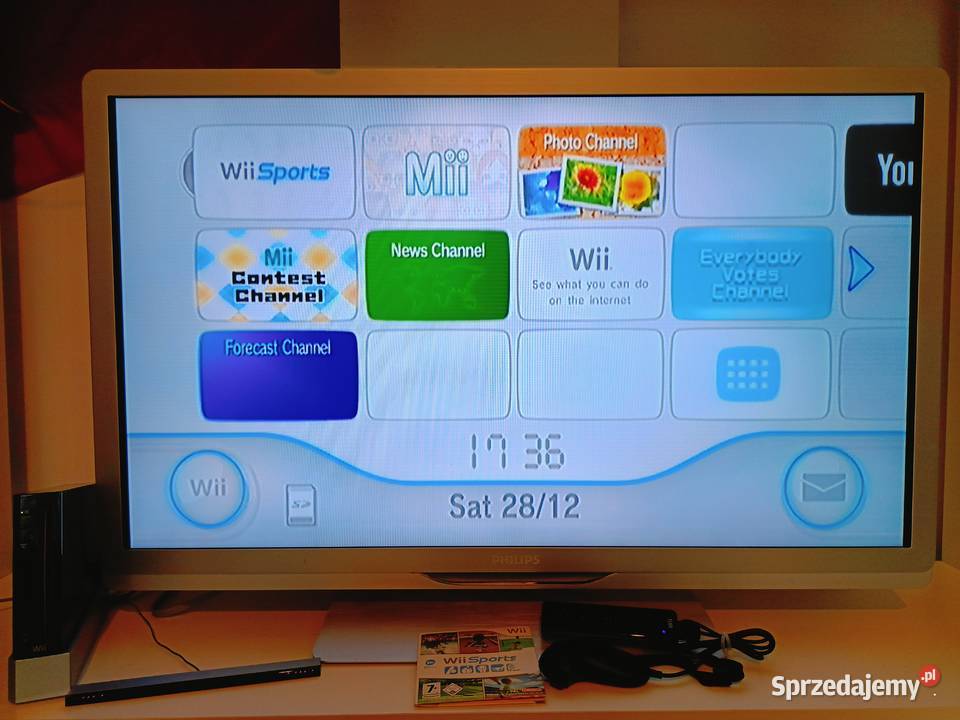Nintendo Wii konsola Wii Nintendo konsola napisy Konsole i automaty Piła