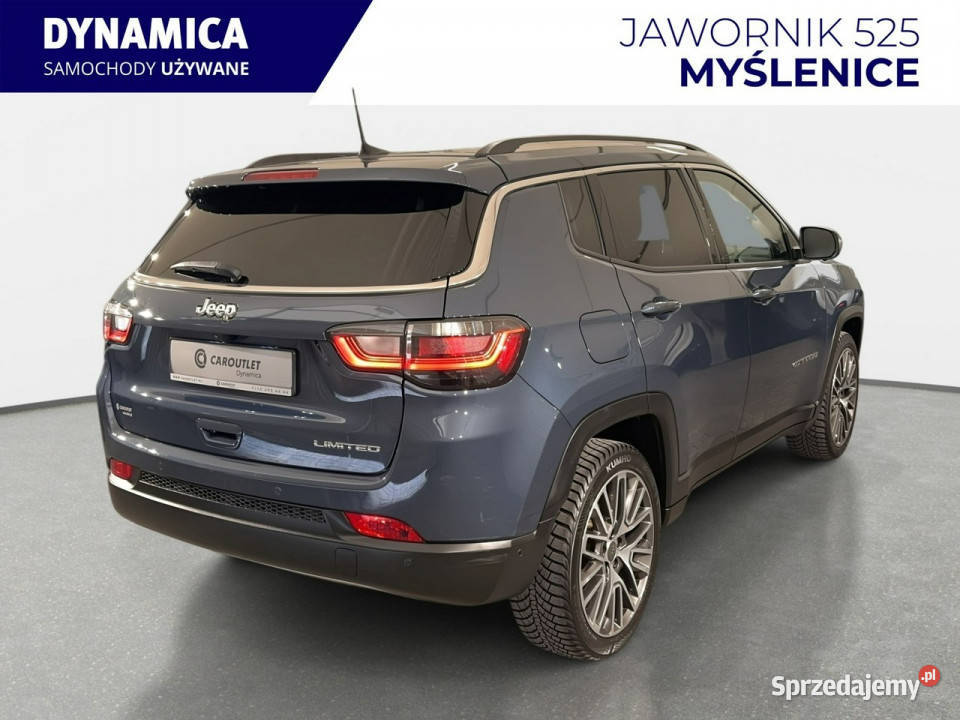Jeep Compass VAT 23 Limited 13T 150 automat 2021 kamera cofania Myślenice sprzedam
