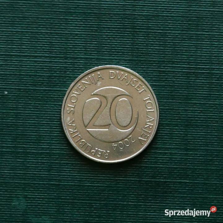 SŁOWENIA 20 tolarów 2004r