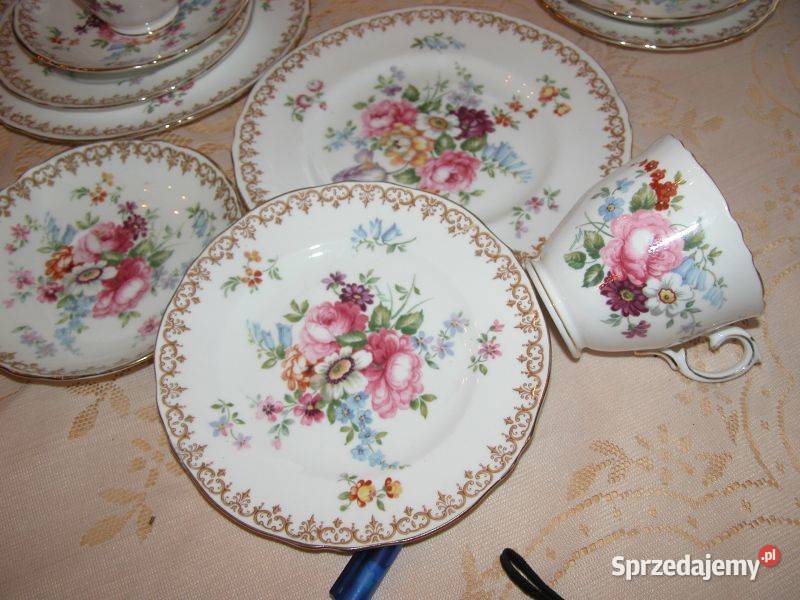 serwis fine bone china crown staffordshire