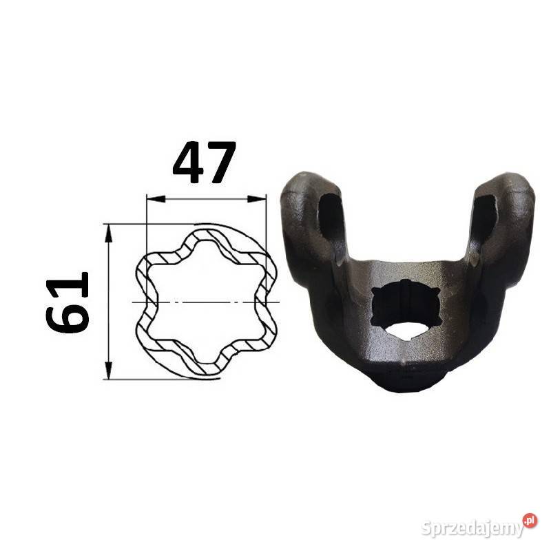 Widłak profilowy wewnętrzny kat 10 gwiazda 47x61 małopolskie