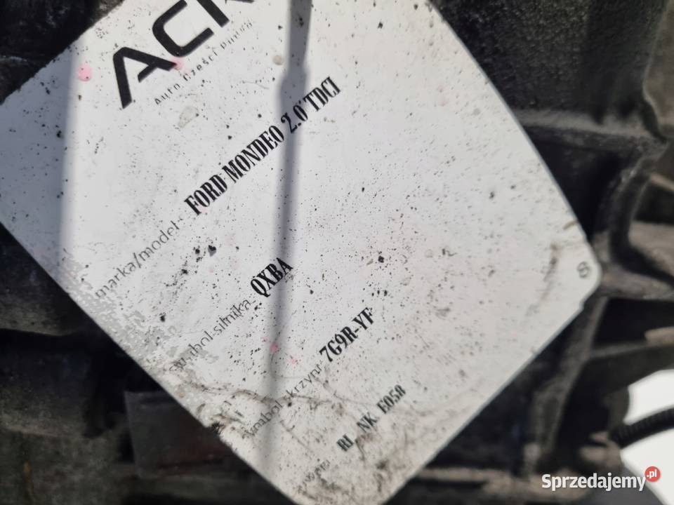 SKRZYNIA BIEGÓW Ford Mondeo MK4 20 TDCI manualna lubelskie Chełm