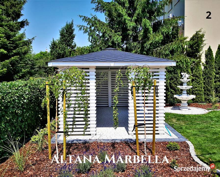 Altana drewniana nowoczesna Marbella Szybka Olkusz