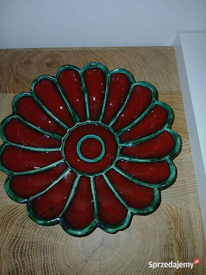 Ręcznie wykonana misa w pięknych jaskrawych