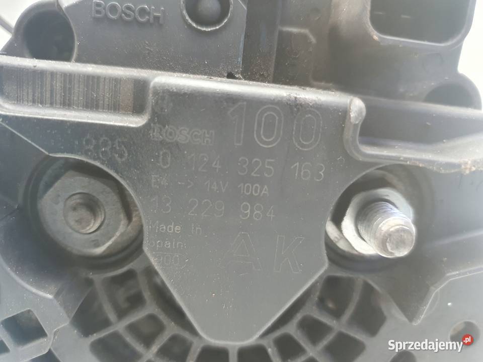 ALTERNATOR Opel Astra III H 16 16V 100A bosch Rudka