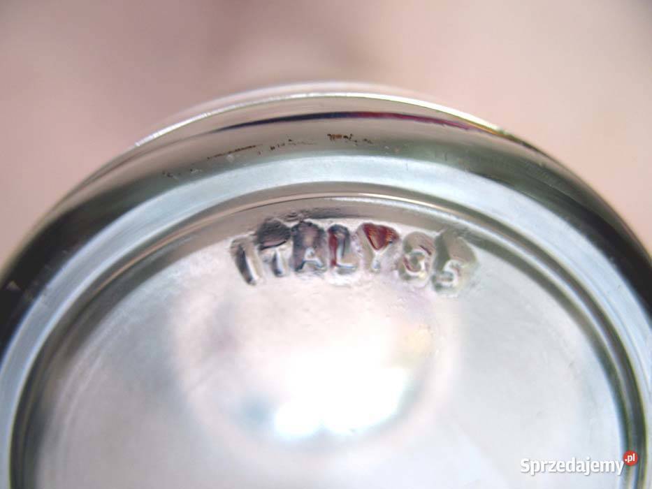 Wazon Tuba szkło bezbarwne Ręczna robota 14 x 58 Siedlce