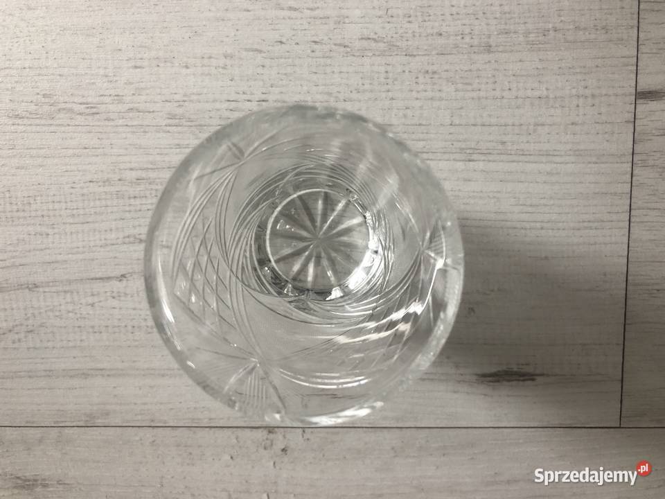 Szklanki kryształowe 2 sztuk PRL kryształ łódzkie Łódź