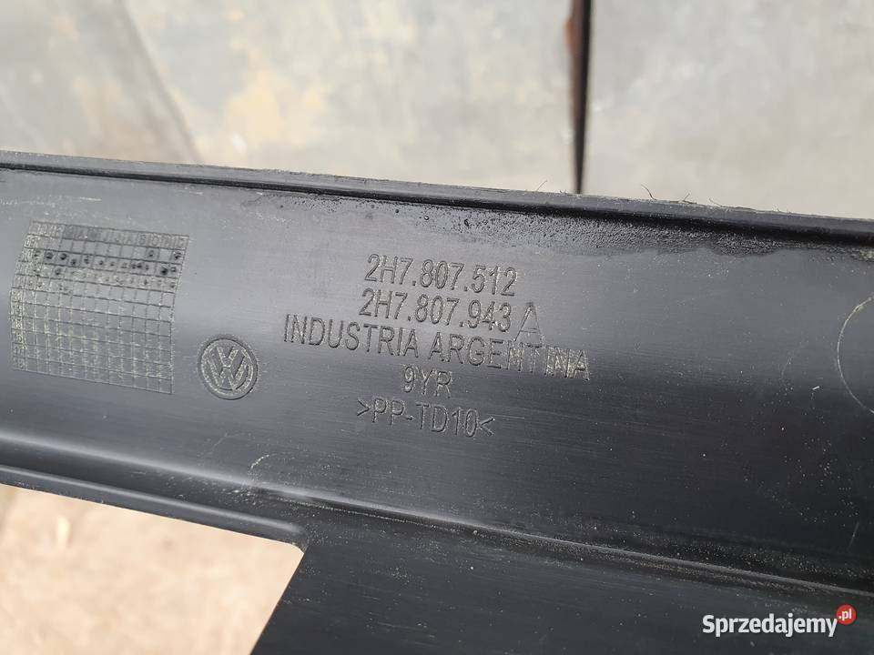 VW AMAROK 2H7 STOPIEŃ NAKŁADKA ZDERZAKA TYŁ Międzychód