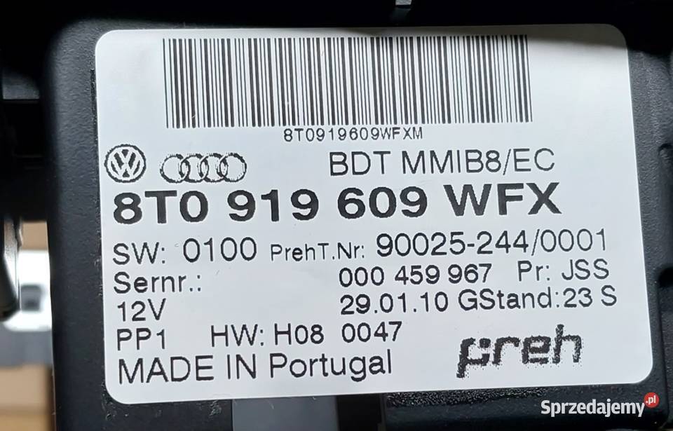 PANEL STEROWANIA MMI AUDI A4 B8 A5 Q5 Wyposażenie wnętrza Mielęcin sprzedam