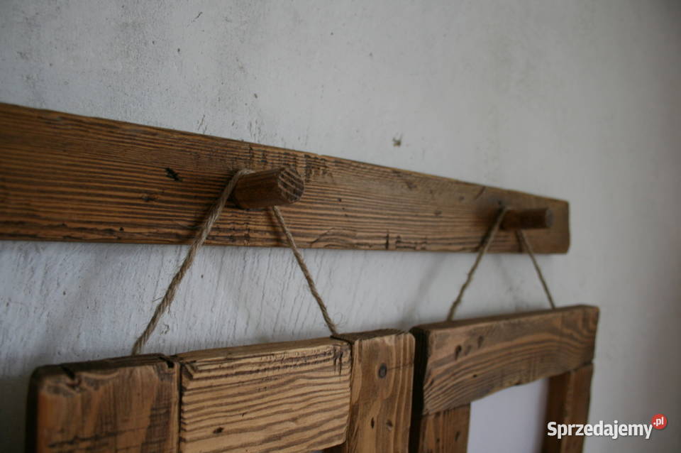 zestaw 3 drewnianych ramek na zdjęcia 10x15 na Mielec