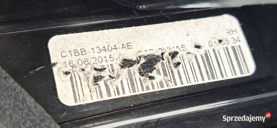 C1BB13404AE lampa tylna prawa Ford Fiesta MK7 FL