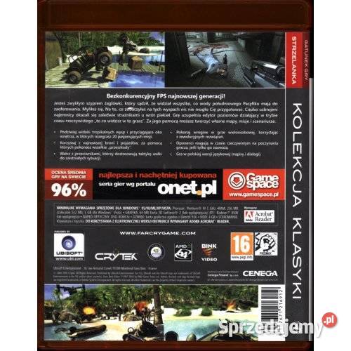 Far Cry PC DVD Cenega Kolekcja Klasyki Ubisoft