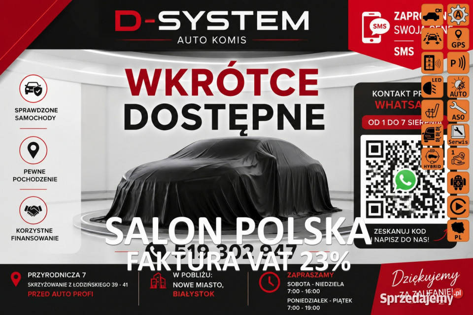 Toyota Corolla 22 Salon Polska 18 HYBRID 1wł z isofix Białystok