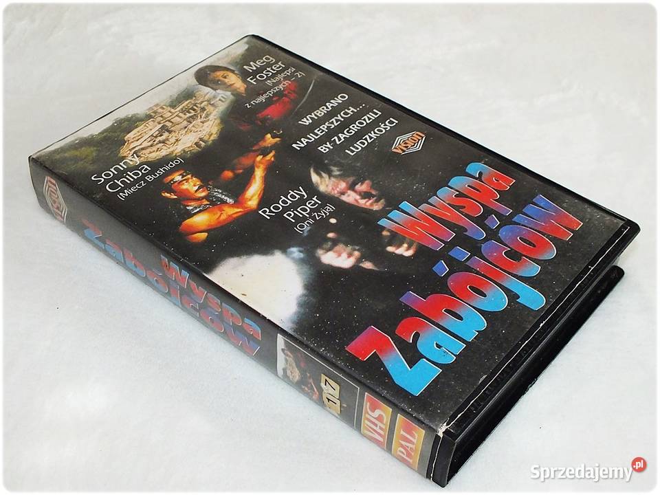 Kaseta VHS Wyspa Zabójców Film na Video ORYGINAŁ lubuskie Żary