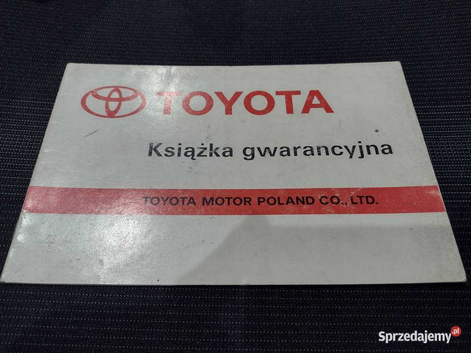 Toyota Corolla 1991 Książka Gwarancyjna Łódź sprzedam