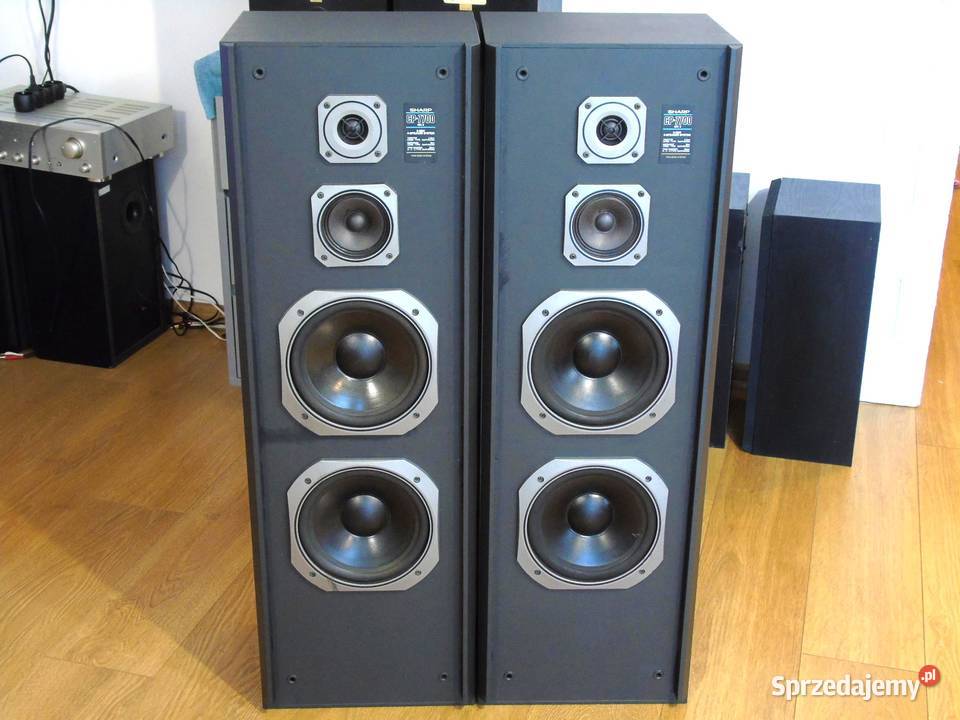 Kolumny stereo SHARP CP7700 śliczne i mocne 2 x Jasło