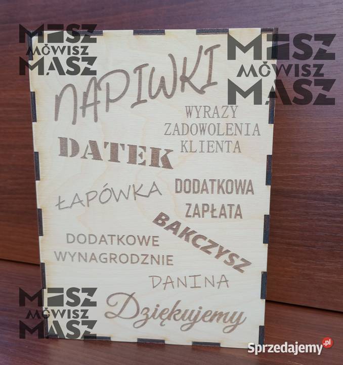 Skarbonka na napiwki datek bakczysz sprzedam