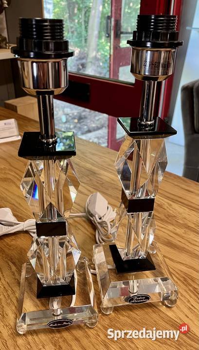 ELEGANCKIE LAMPY STOŁOWE KRYSZTAŁ RÓŻNE WZORY Lampy stołowe i nocne Oświetlenie Opole