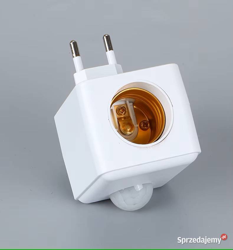 Gniazdo żarówki E27 z czujnikiem ruchu PIR sprzedam