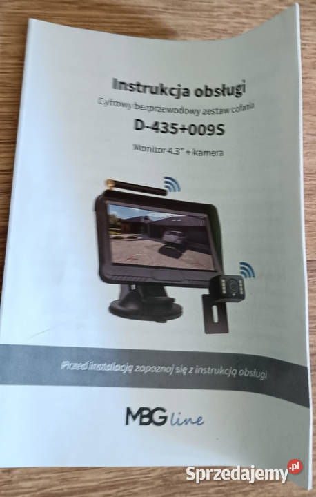 MBGline Pro zestaw HD Monitor 43 Model D435 kam Zarszyn sprzedam