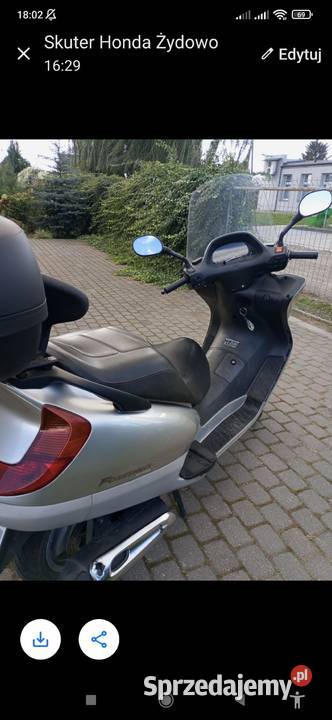 Sprzedam ładny duży skuter Honda Czeluścin