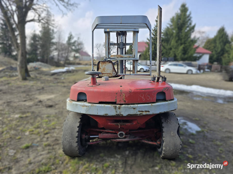 Wózek widłowy LINDE udźwig 6 ton 4 m DEUTZ F6L Litwinki