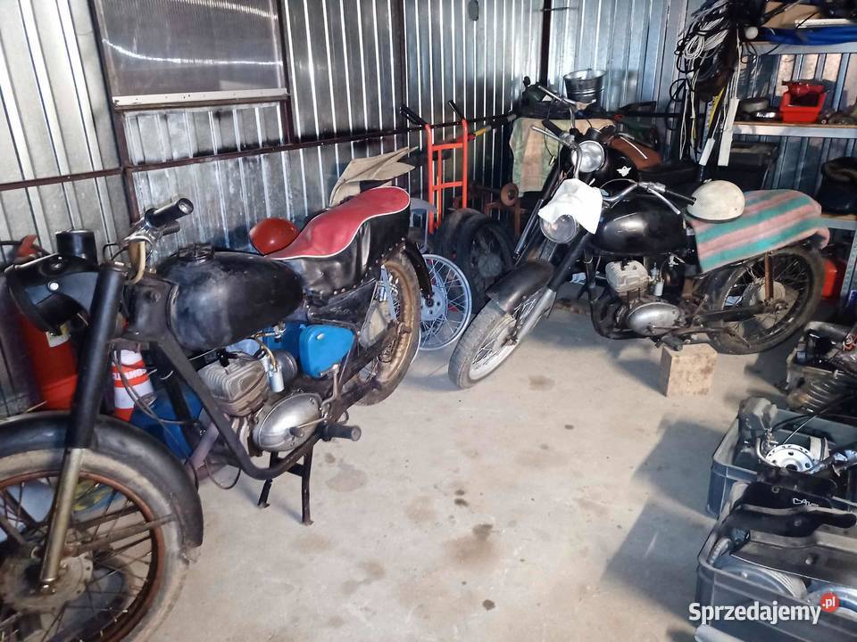 Motocykl WSK 125 Części nieuszkodzony Łańcut