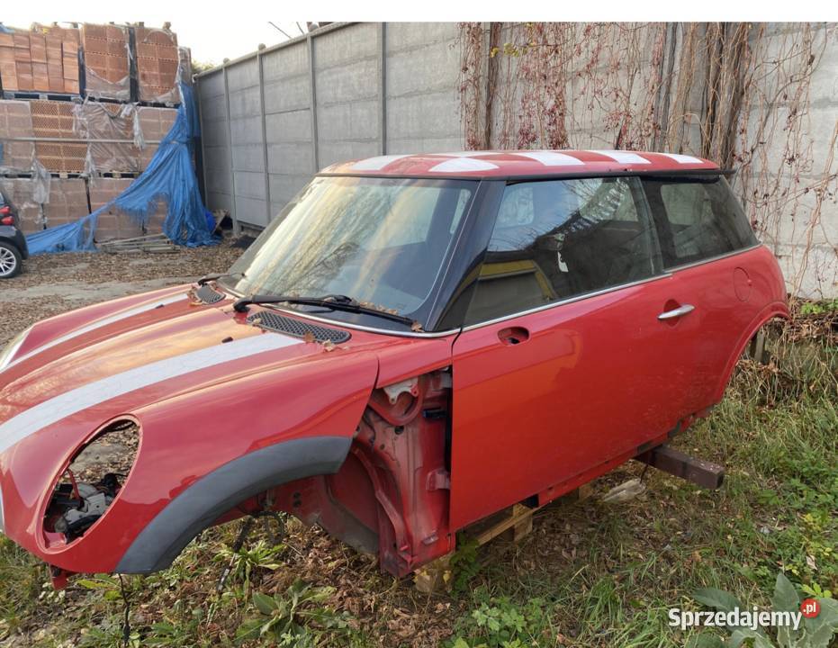 Karoseria Mini Cooper R50 czerwona kompletna Pozostałe