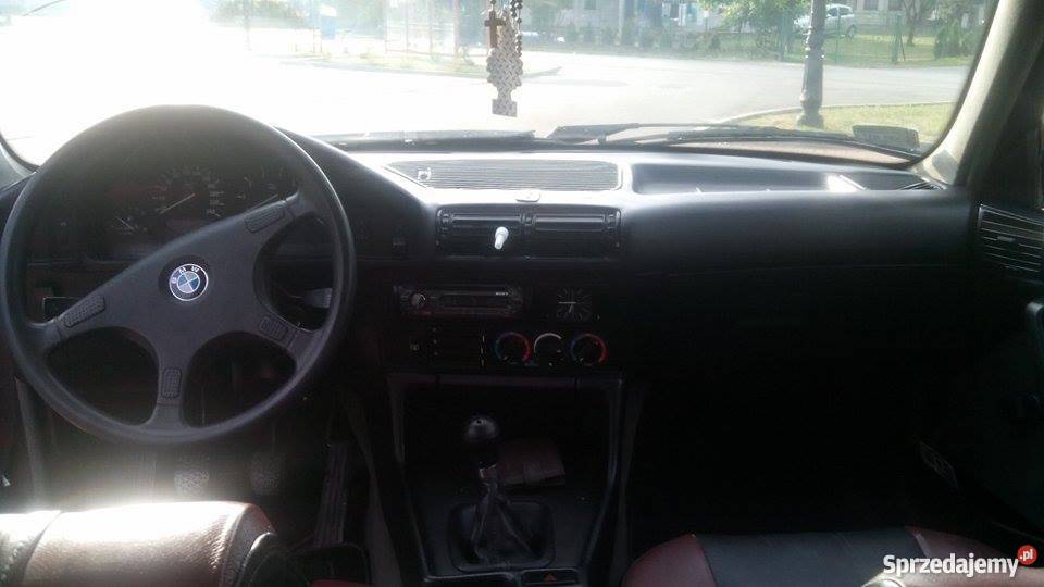 BMW E34 20 LPG 150 czarny Dąbrowa Tarnowska