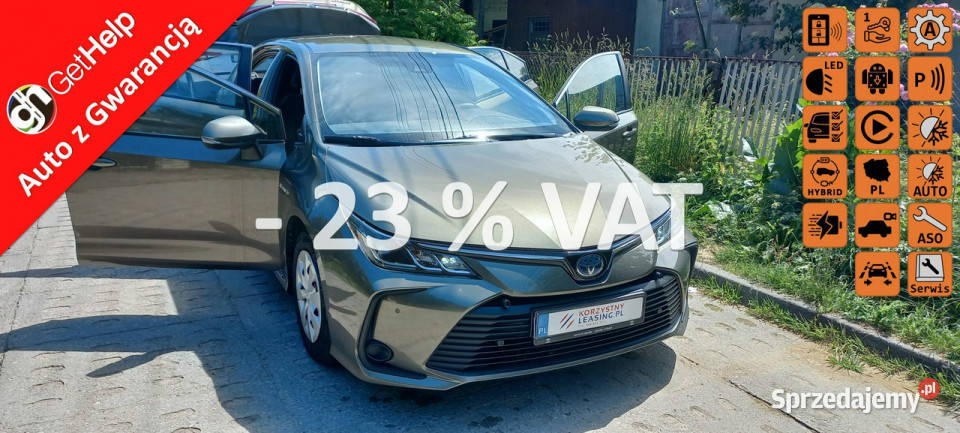 Toyota Corolla 487 netto ECVT Kamera Cofania ESP