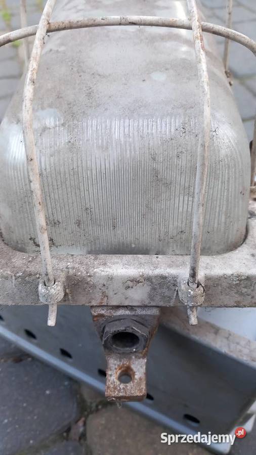 lampa PRL stara Vintage LOFT Industrial Style małopolskie Oświęcim