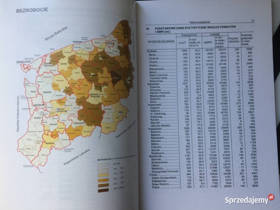 1033 Województwo Zachodniopomorskie W Liczbach Antykwariat Szczecin
