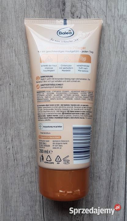 Balea balsam do ciała z olejkiem migdałowym i Dla kobiet Chrzanów