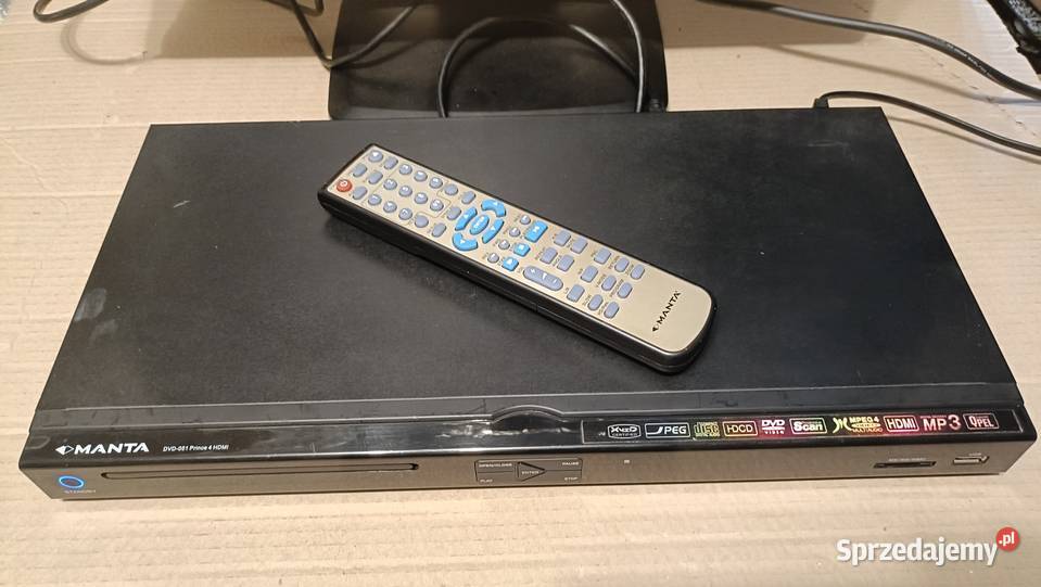 Odtwarzacz MANTA DVD051 Prince 4 z USB z pilotem Manta Elektronika Poznań