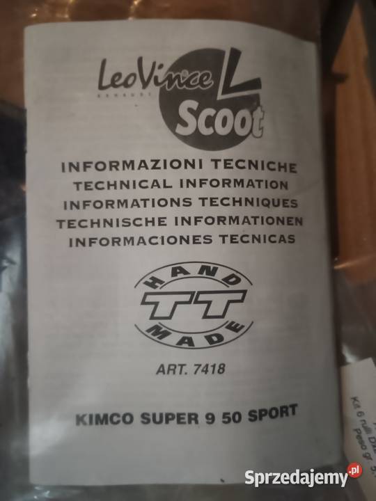 Wydech LeoVince TT Kymco SYM nowy katalogowy podlaskie Białystok
